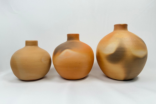 Juego de jarrones con forma de botella