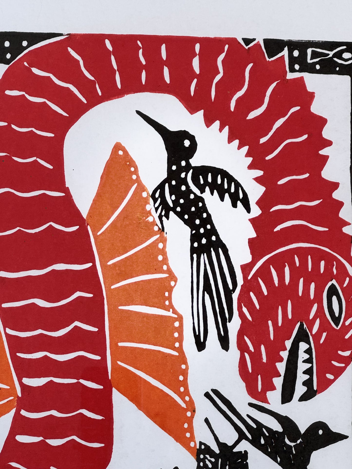 Woodcut J. Borges The Pilgrim and the Serpent