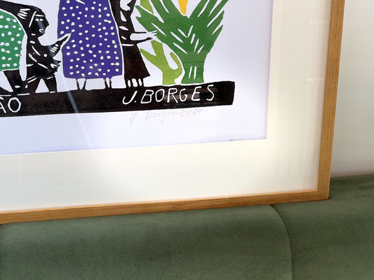 Xilografía J. Borges Mujeres del sertón