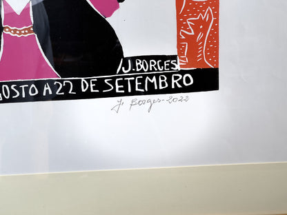 Xilogravura J. Borges Virgem