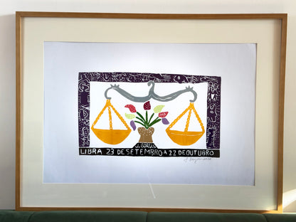 Xilogravura J. Borges Libra