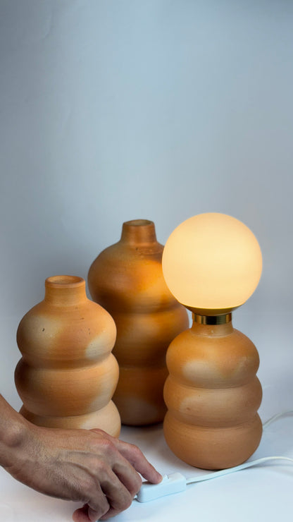 Luminária Abajur Três Bucho