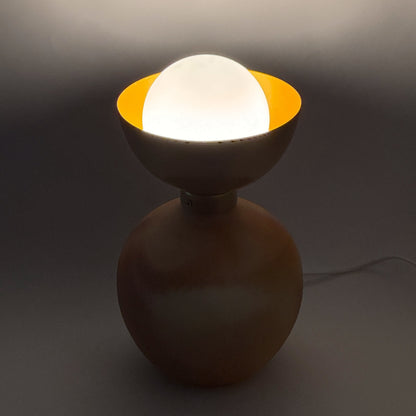 Luminária Abajur Botija Dourada