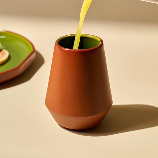 Copo Cerâmica Verde - 350ml
