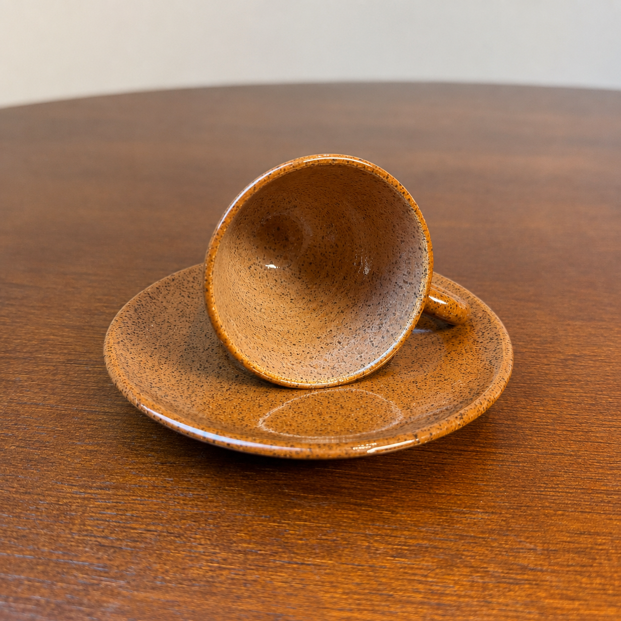 Conjunto 4 Xícaras com Pires Terracota